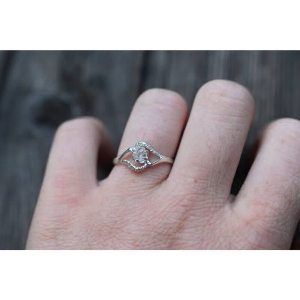 Engagement rings, raw diamond ring, raw stone ring, alternative engagement ring
